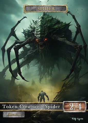 Spider #6 Black AI ART